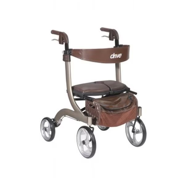 Drive Medical  Nitro Dlx Euro Style Walker Rollator; Champagne, Refuah, Mfr#: RE272133